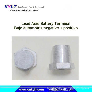 Batterie au plomb-acide Buje Automotriz Negativo / Positivo Pb Terminals pour le Pérou